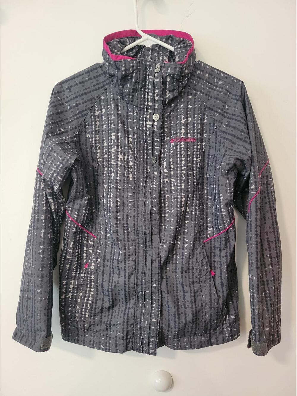 Columbia Bugaboo Women's Gray Patterned Lightweight Jacket